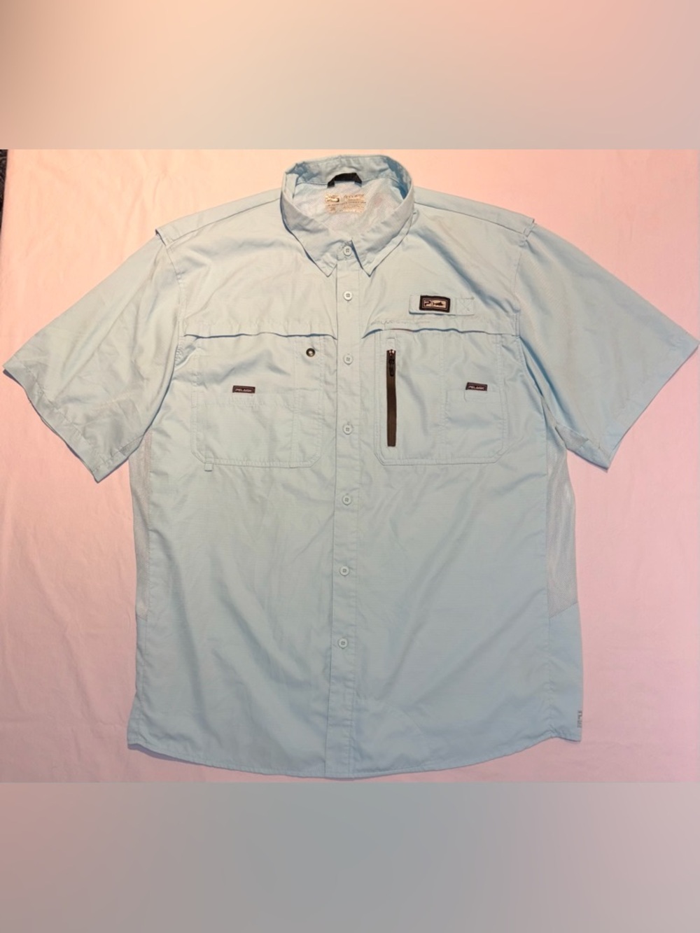Men’s Pelagic Eclipse Guide Shirt Pro Series Mesh Vent Fishing Shirt 3XL